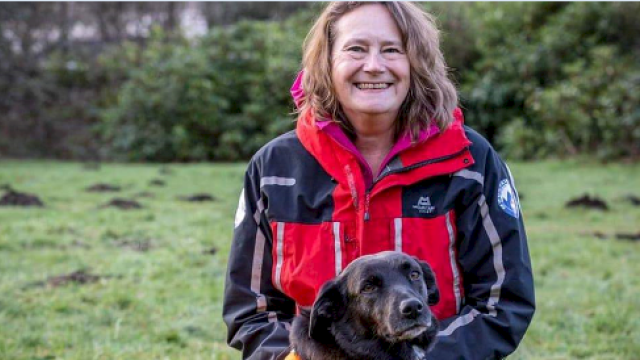 Paula and search dog Amber make the most formidable rescue team