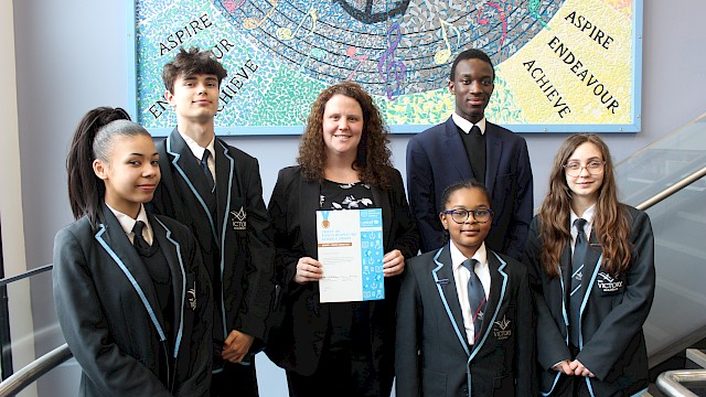 The Victory Academy celebrate UNICEF Rights Respecting Schools Award